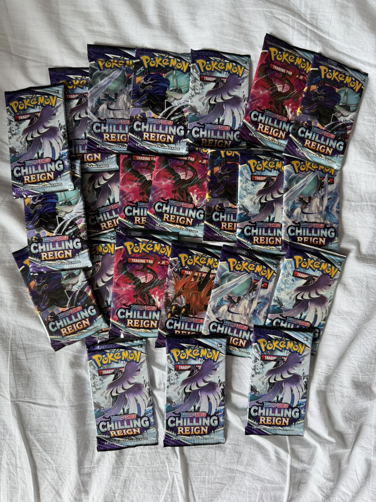 Pokemon Chilling Reign Booster Packs (22 Total Packs)