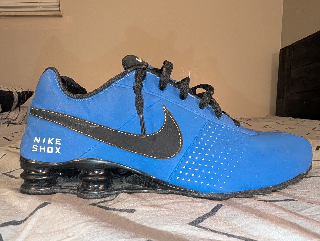 Blue Nike Shox Mens Size 11.5 