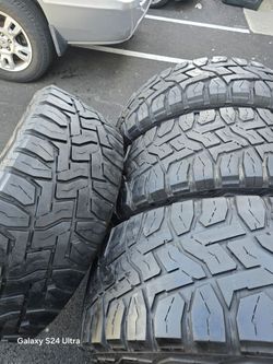 4 used tires Lt37x13 .50r22 Toyo RT Open Country $420.00