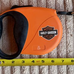 Harley-Davidson retractable dog leash.