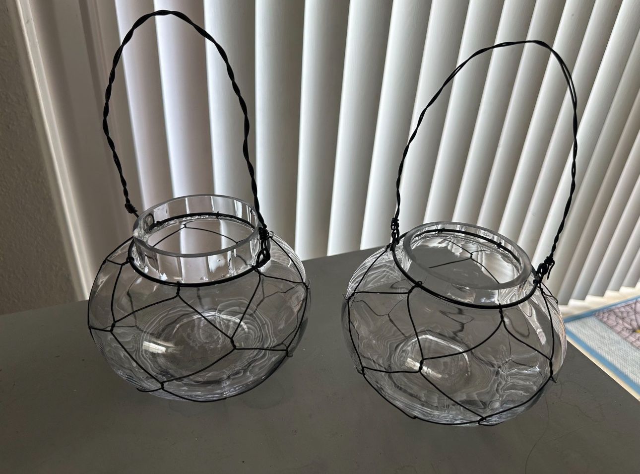 NAUTICAL Circular Glass Candle Holder