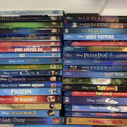 Disney And Kids Movie Blue Rays 