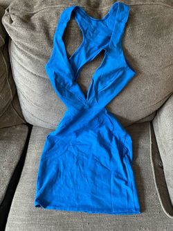 Blue dress