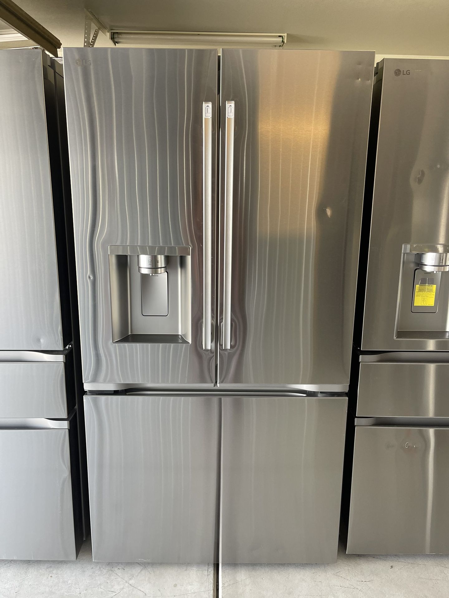 LG Counter-Depth MAX with Zero Clearance 3-Door French Door Refrigerator