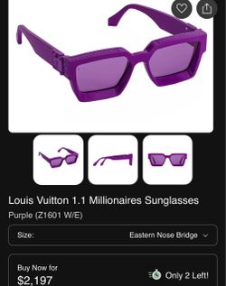 Louis Vuitton Pont Neuf Sunglasses Pink Purple