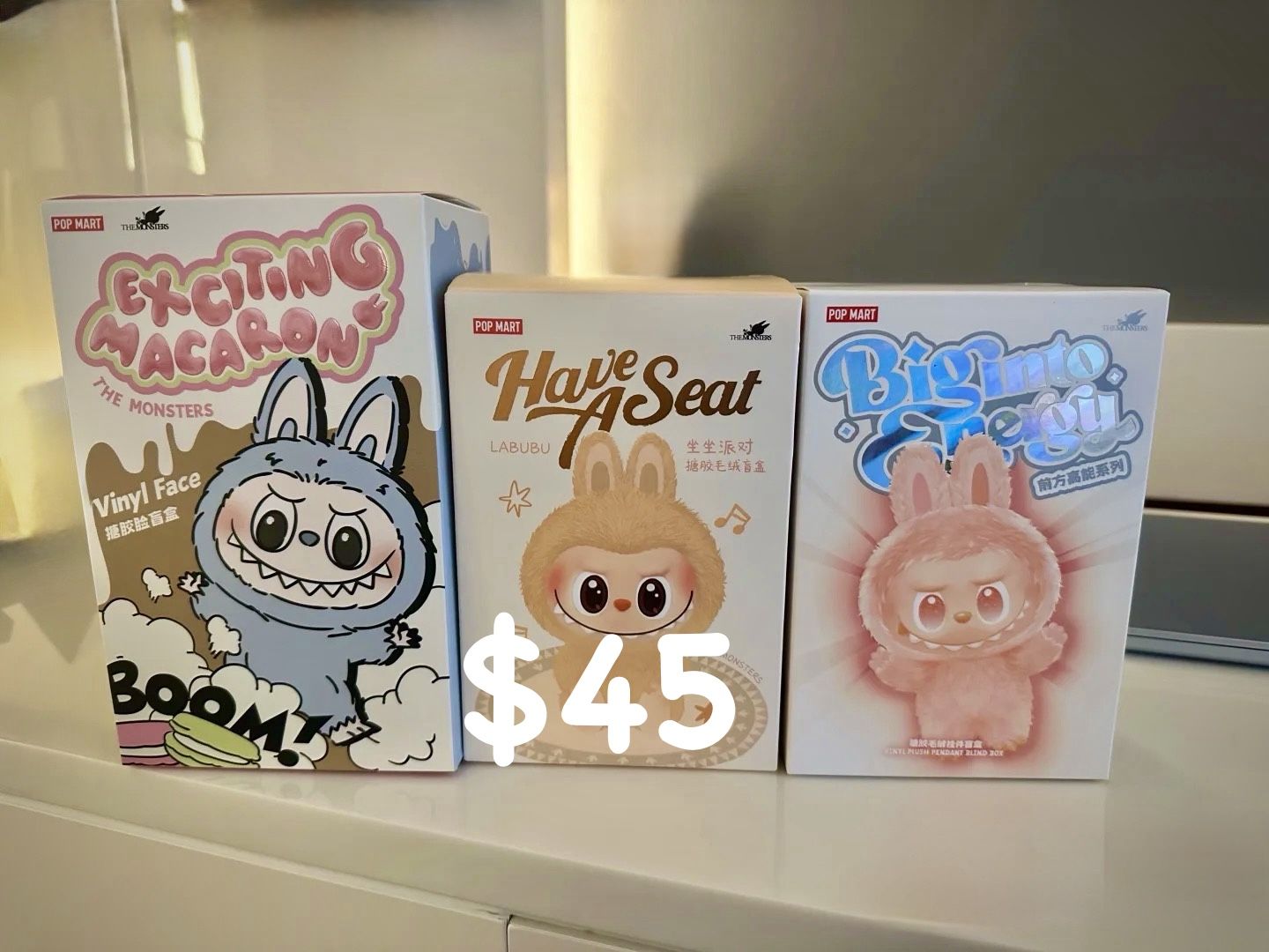 100% Authentic Labubu (All 3 Sets Available) from POPMART