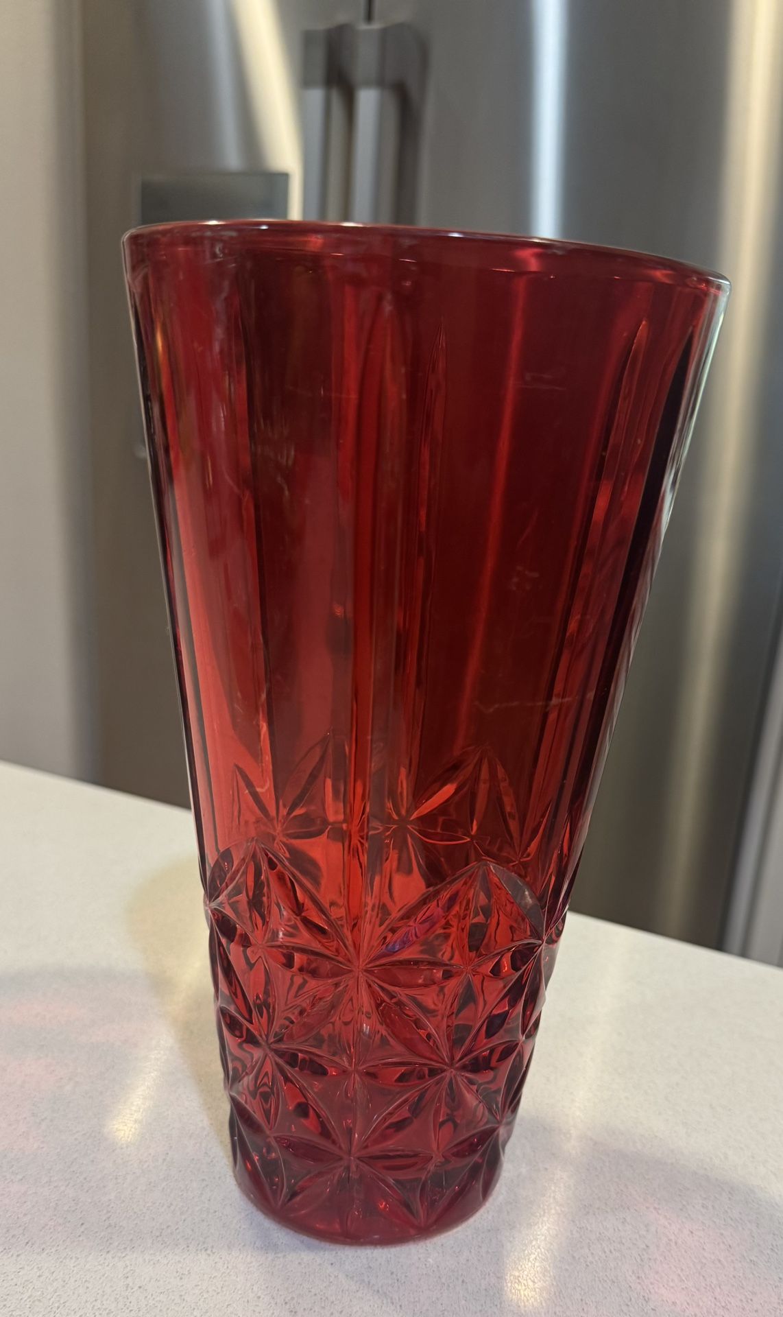 Glass Floral Container Dry Flower Pot Simple Design for Home Hotel Decor