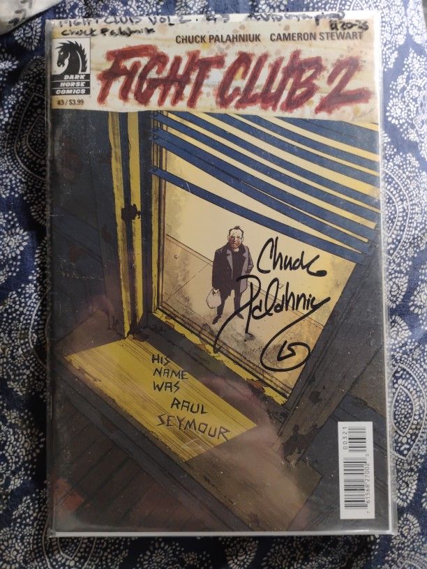 Fight Club 2 Signed By Chuck Palahnic