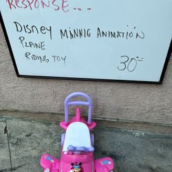 Minnie Plane Toy