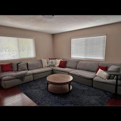 *Free Delivery* Gray Bobs Dream Modular Cloud Couch Sectional