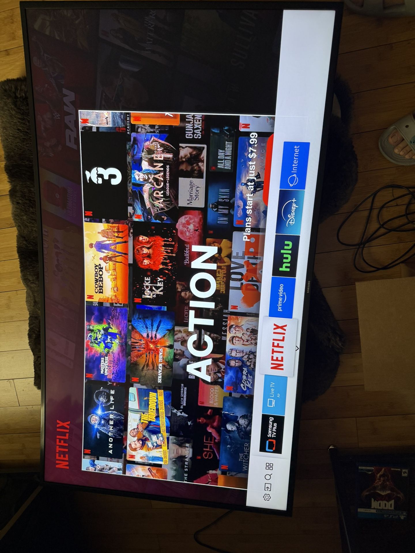 Samsung 55 inch curved smart tv