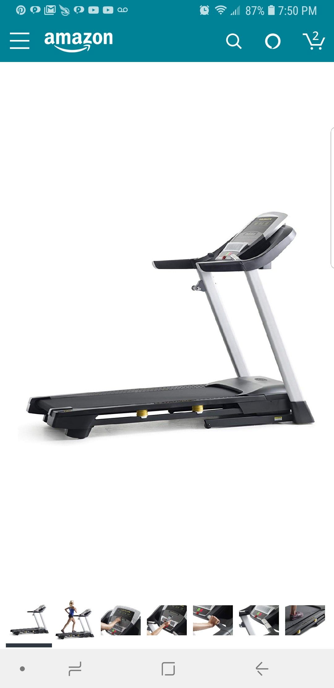 Gold's Gym Trainer 720 Treadmill