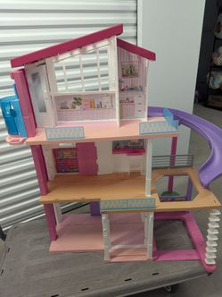 Barbie DreamHouse 3-Story Dollhouse with Pool, Slide & Working Elevator