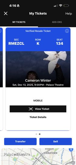 Cameron Winter Palace Theatre