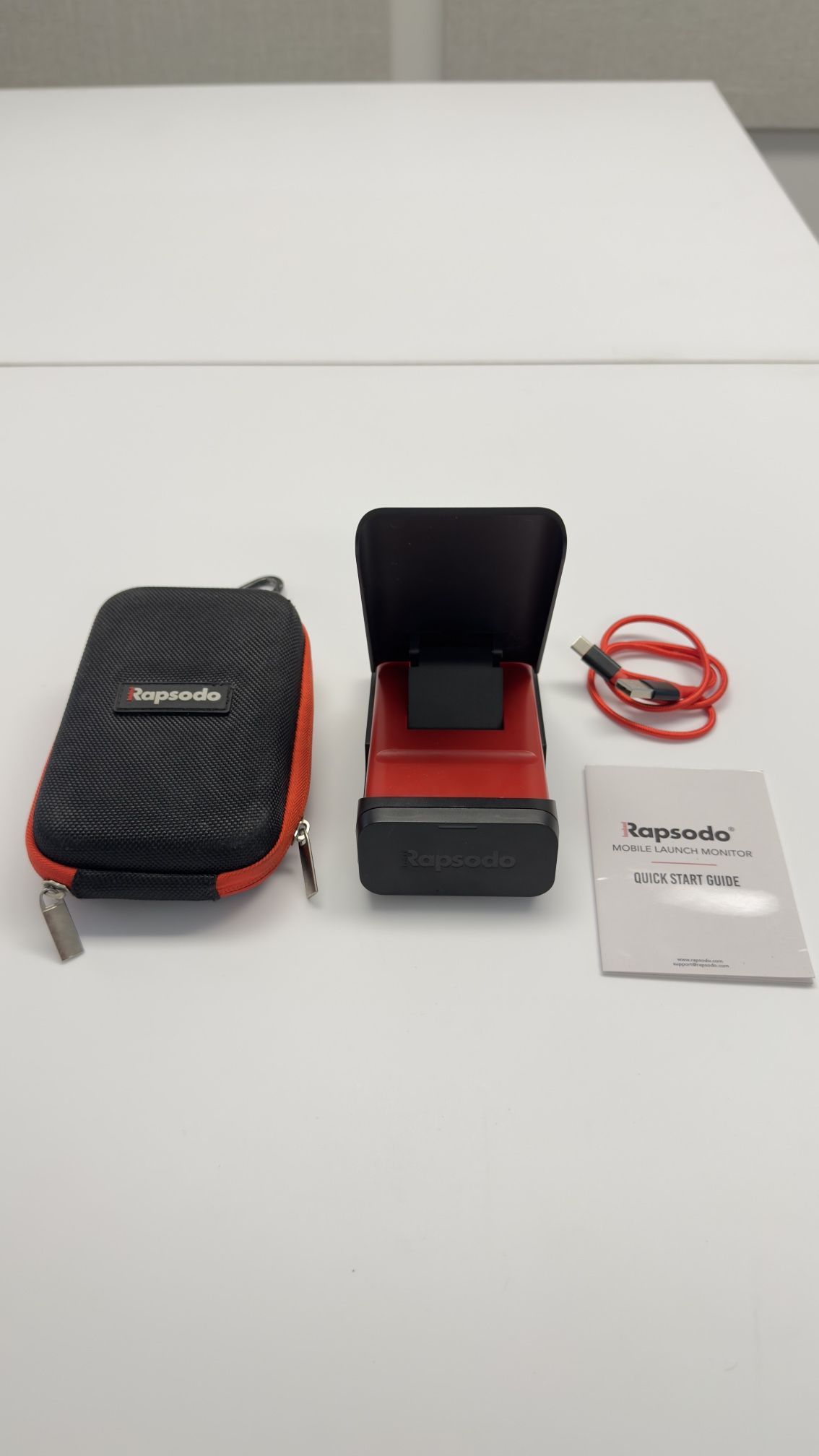Rapsodo Mobile Launch Monitor (MLM) with Case, Guide and Charger! Excellent!