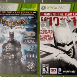 Batman Video Game Lot