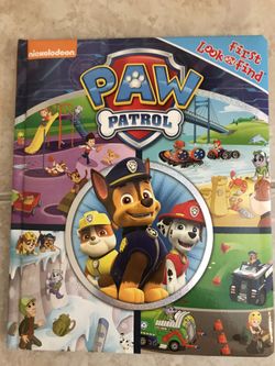 Paw Patrol look and find book