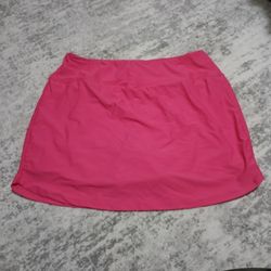 Size XXL Hot Pink Mini Skirt w/ Shorts