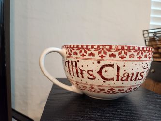 Pier 1 Imports Mrs Claus Christmas Holiday 24oz Mug New
