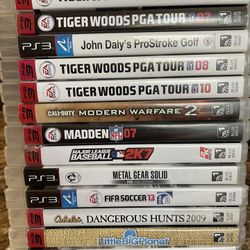 Collectible PS3 13 Game Bundle with manuals in great condition . Just tested works great. All proceeds go towards my Cancer Treatment and recovery. Th