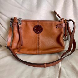 Brighton Brown Leather Crossbody Bag Adjustable Strap