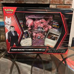 Pokemon TCG Team Rocket’s Mewtwo EX Box 