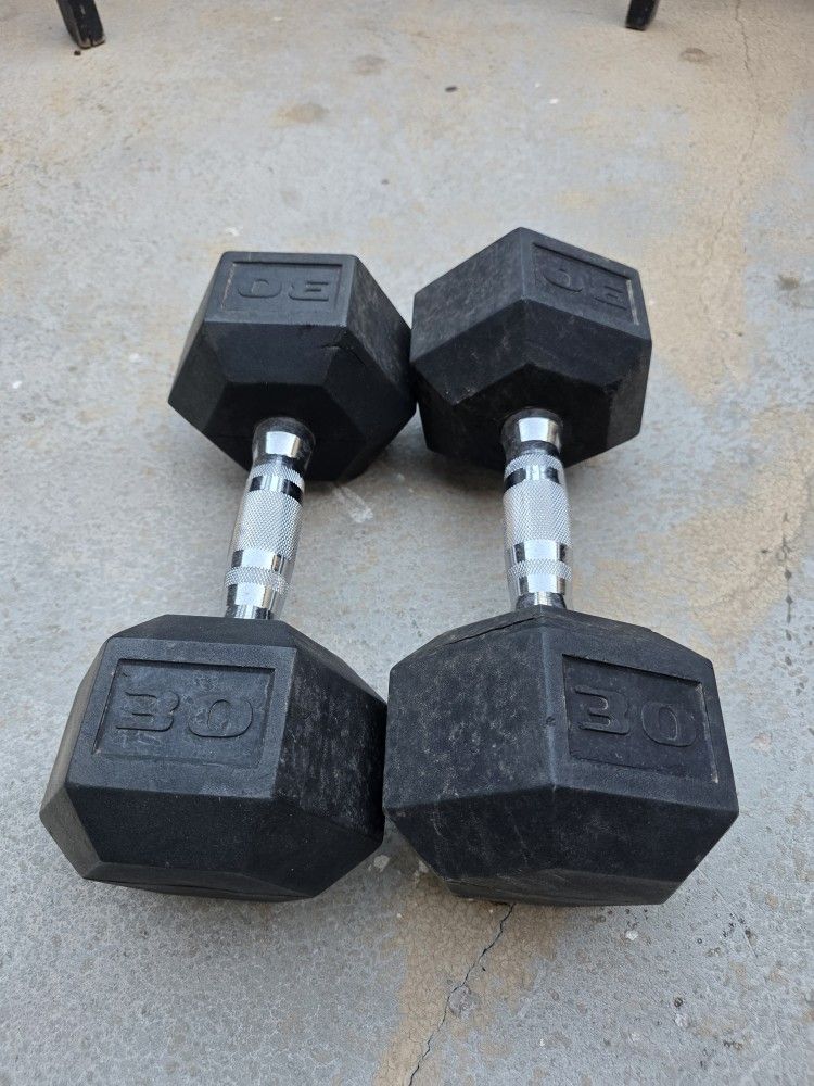 Pair Of Dumbbell 30lbs