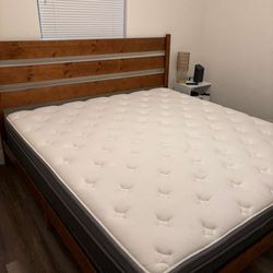 King bed mattress + free bed