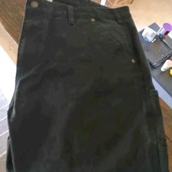 (38×32) Men's Black Wells Lamont Carpenter Jeans