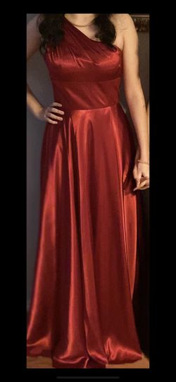 Blondie Nites by Stacy Sklar One Shoulder Red Formal dress