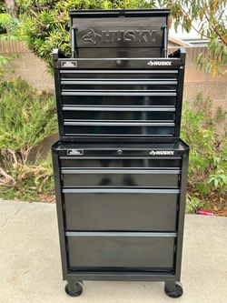 Husky 27 in. 9-Drawer Tool Chest and Cabinet Combo