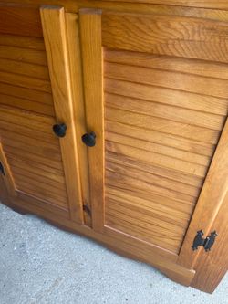 Vintage corner cabinet