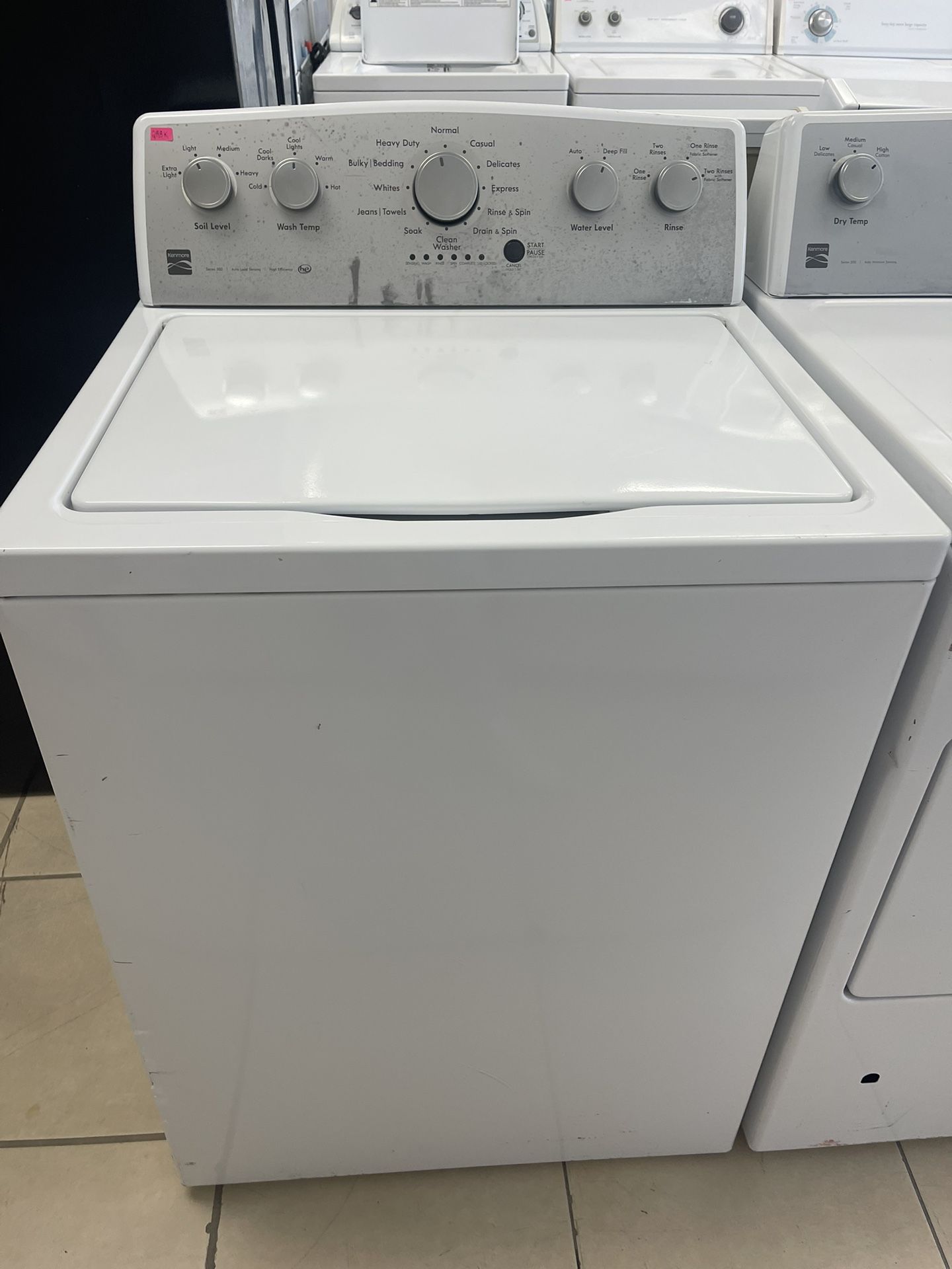 KENMORE TOP LOAD WASHER WHITE