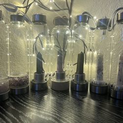 Energy Glass Crystal Water Bottles 