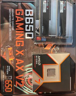 CPU, RAM, and motherboard bundle