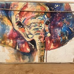 Elephant Canvas Wall Art