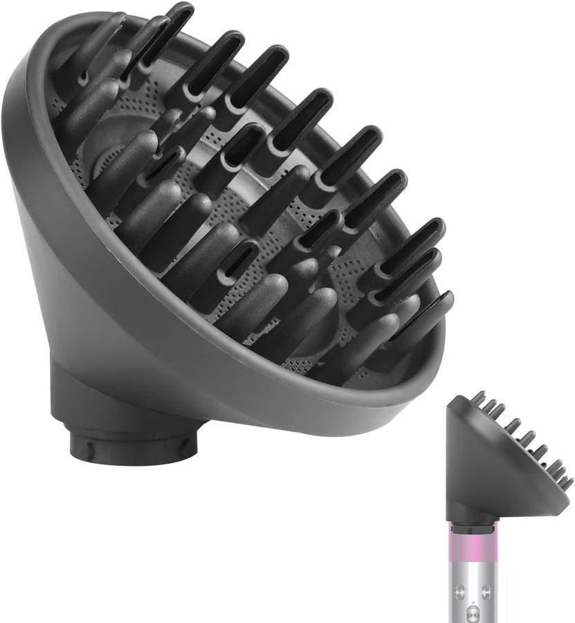 new Upgraded Diffuser for Dyson Airwrap, Nozzle for All Models of Dyson Curling Iron, Diffuser Nozzle Attachment  **FINEST MATERIALS**Meticulously fas