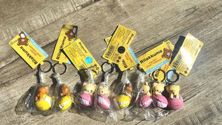 15 Rilakkuma Keychain Collection