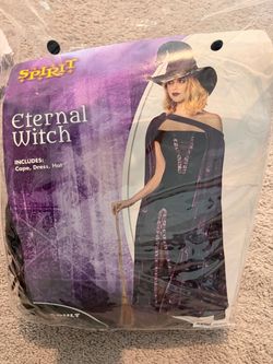 Women’s Witch Costume Size 12-14 4 piece set