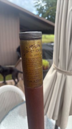 Bamboo henning 8 1/2 foot captain #403 fly fishing rod