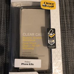 Otter Box IPhone 6/6s Case Clear/Black Trim