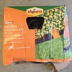 60ft No-dig Plastic Landscape Edging Kit 