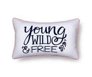 Young wild and free pillow case covers set of 2