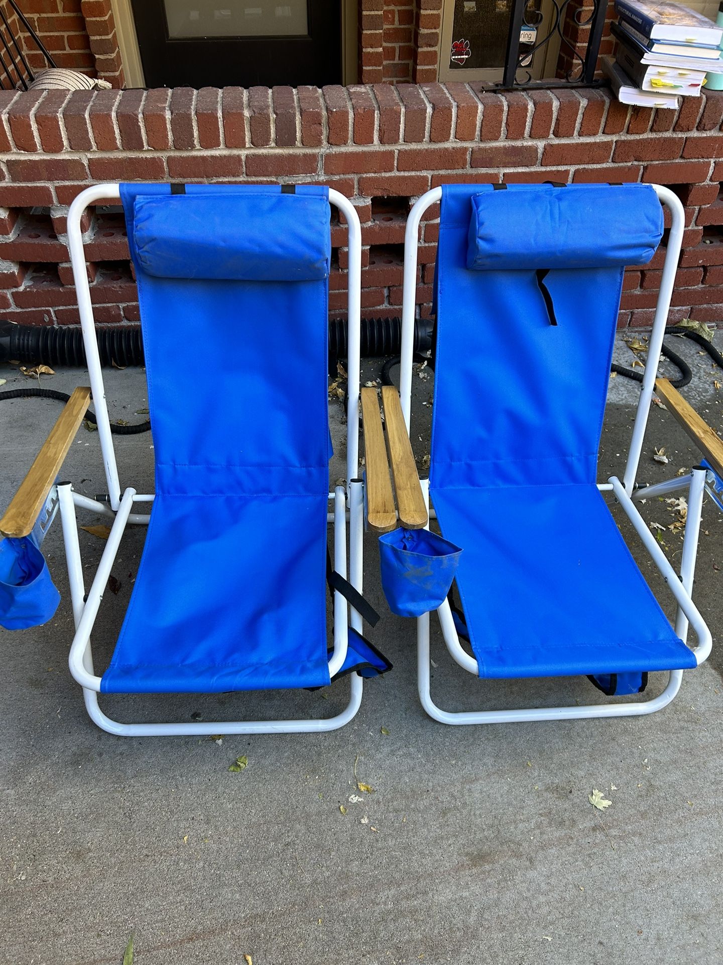 Beach Chairs…Folding with Backpack Straps