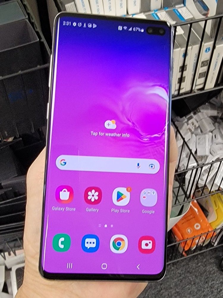 Samsung S10+ Plus Unlocked Good Phone! T-Mobile AT&T Verizon MetroPCS Boost Cricket