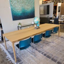 Ethnicraft Bok Solid Oak Extendable Dining Table, 71–110″