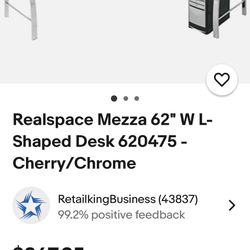 L Shaped Computer desk 