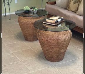 Small Wicker Tables