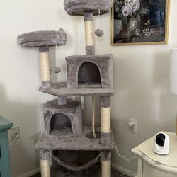 Gray Cat tree