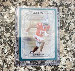 Carnell Tate Aeon Football Trading Card /39